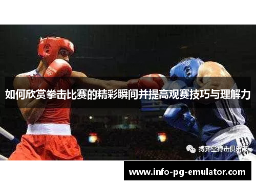 如何欣赏拳击比赛的精彩瞬间并提高观赛技巧与理解力 如何欣赏拳击比赛的精彩瞬间并提高观赛技巧与理解力